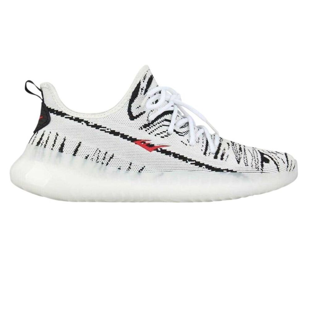 Everlast Mens Rassay Lace Up Shoes / White/Black/Red